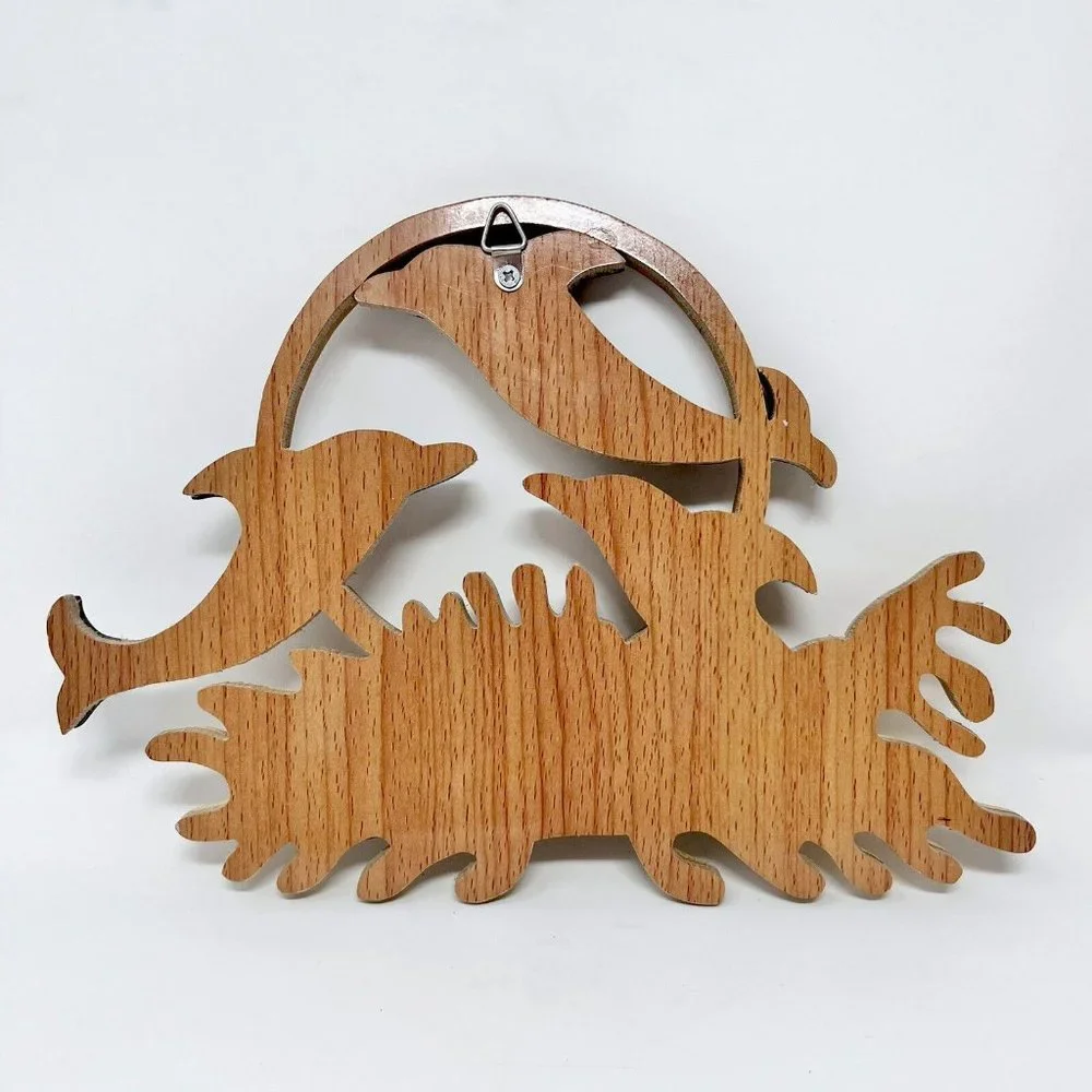 Hawaii Welcome Dolphin Wall Art of Mixed Woods 3D Dimensional - NEW‎